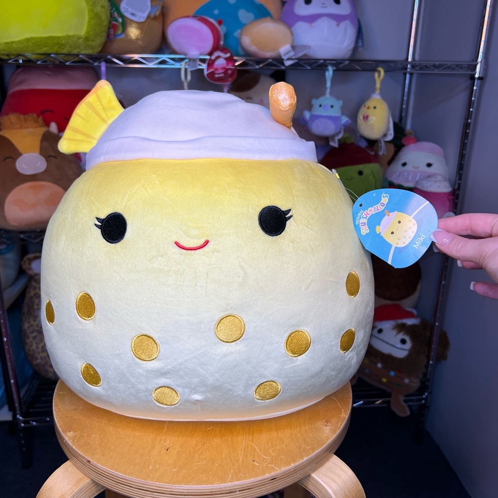 Squishmallows Miki the Pineapple Boba 🧋